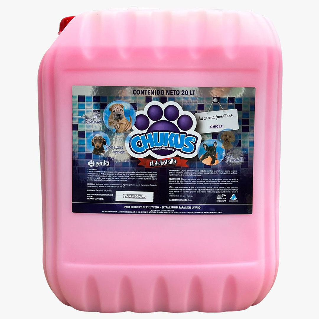 Shampoo de Batalla CHUKUS Chicle 20 lts