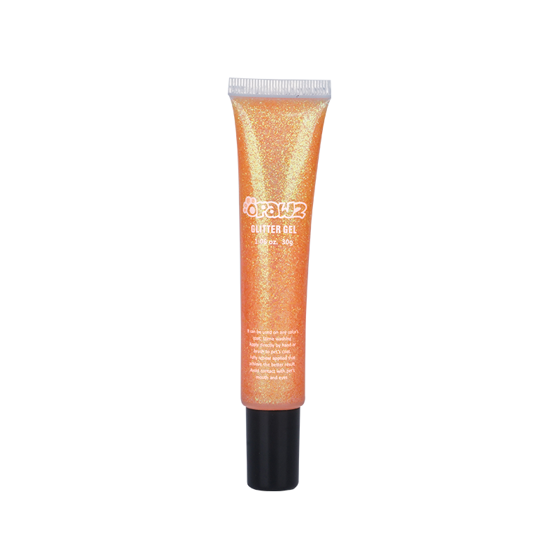 Gel con brillantina Orange