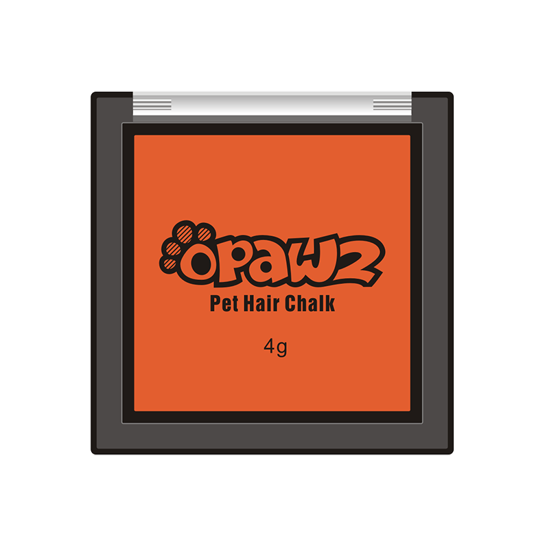 Gis temporal Orange para teñir el pelo Pet Hair Chalk