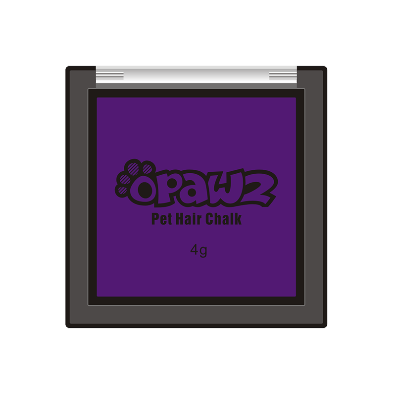 Gis temporal Purple para teñir el pelo Pet Hair Chalk