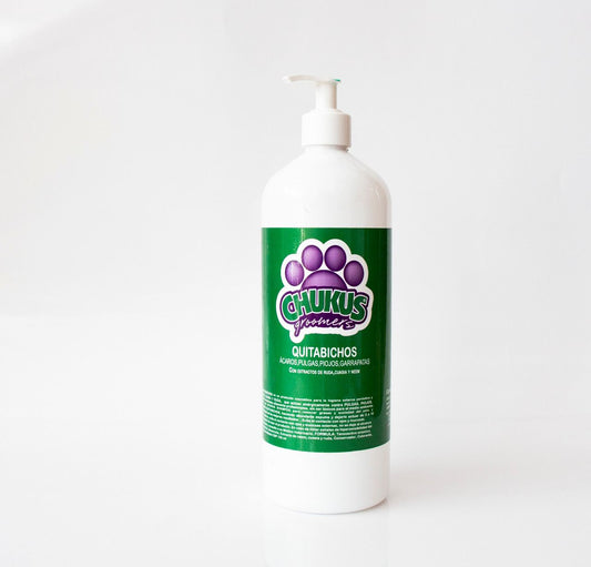 Quitabichos shampoo natural (Neem-Cuasia-Ruda) 1 lt