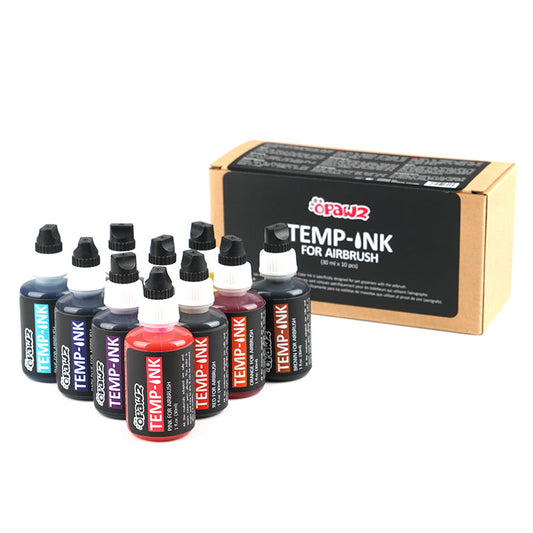 Kit de tinta temporal para aerografo