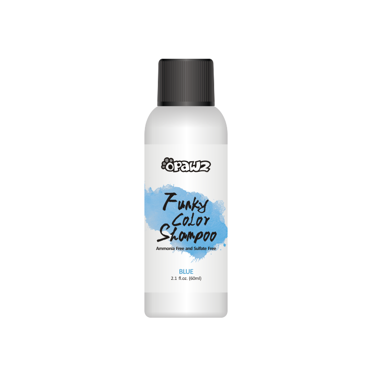 Shampoo con color Blue