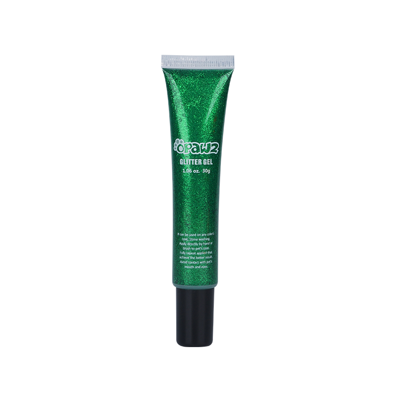 Gel con brillantina Green